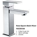 Rosa Square Basin Mixer PSS2003LF
