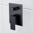 Rosa Wall Mixer With Diverter Matt Black PSS3002SB-MB