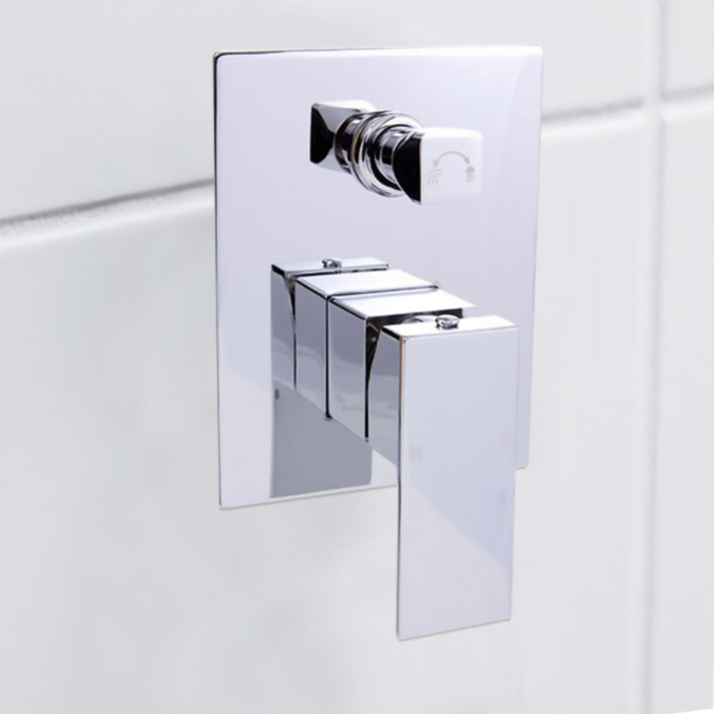 Rosa Wall Mixer With Diverter PSS3002SB - Bathroom Hub