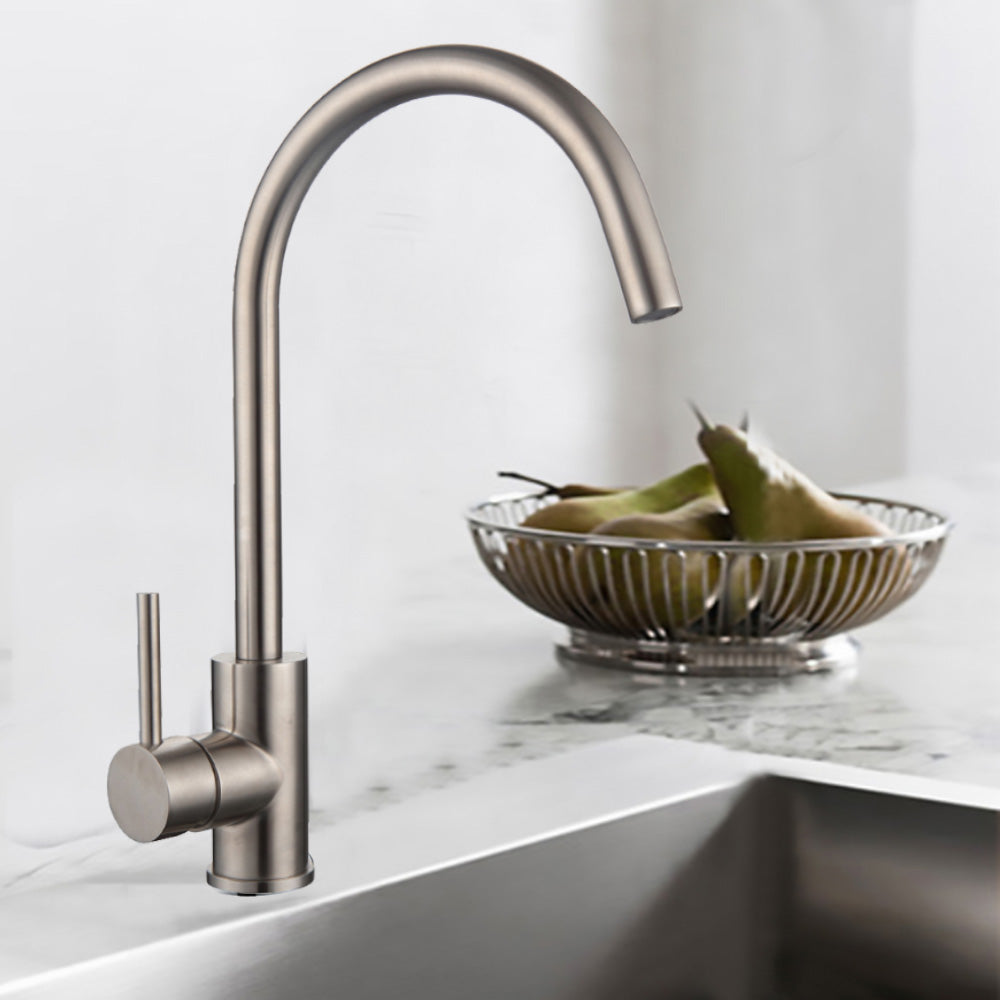 Otus SS304 Goose Neck Sink Mixer SS1001 - Bathroom Hub